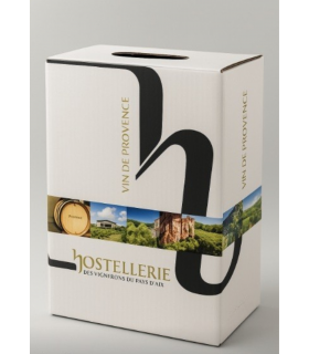 Hostellerie des Vins de Rognes - Vin Blanc de Provence - BIB AOP Coteaux d'Aix-en-Provence Blanc 3L